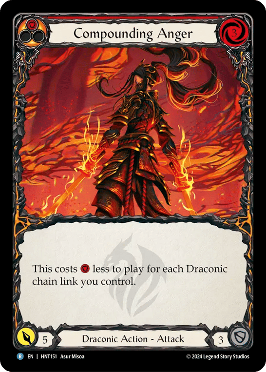 Compounding Anger (Red) — The Hunted — Flesh and Blood