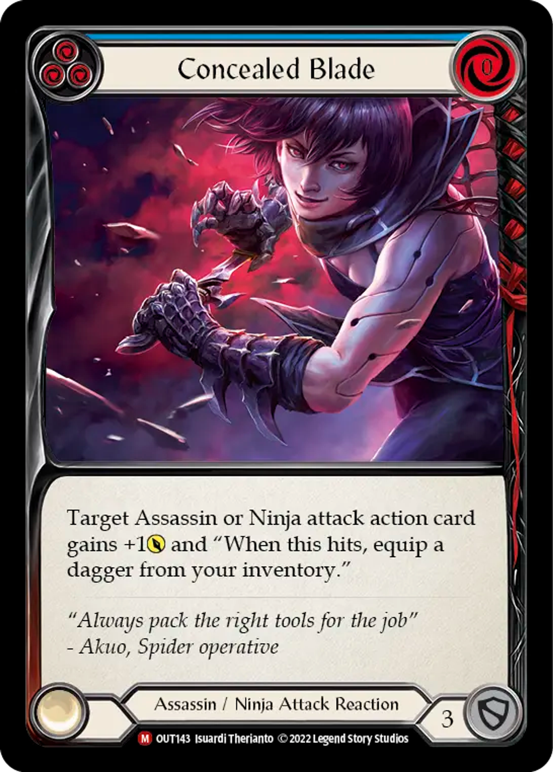 Concealed Blade — Outsiders — Flesh and Blood