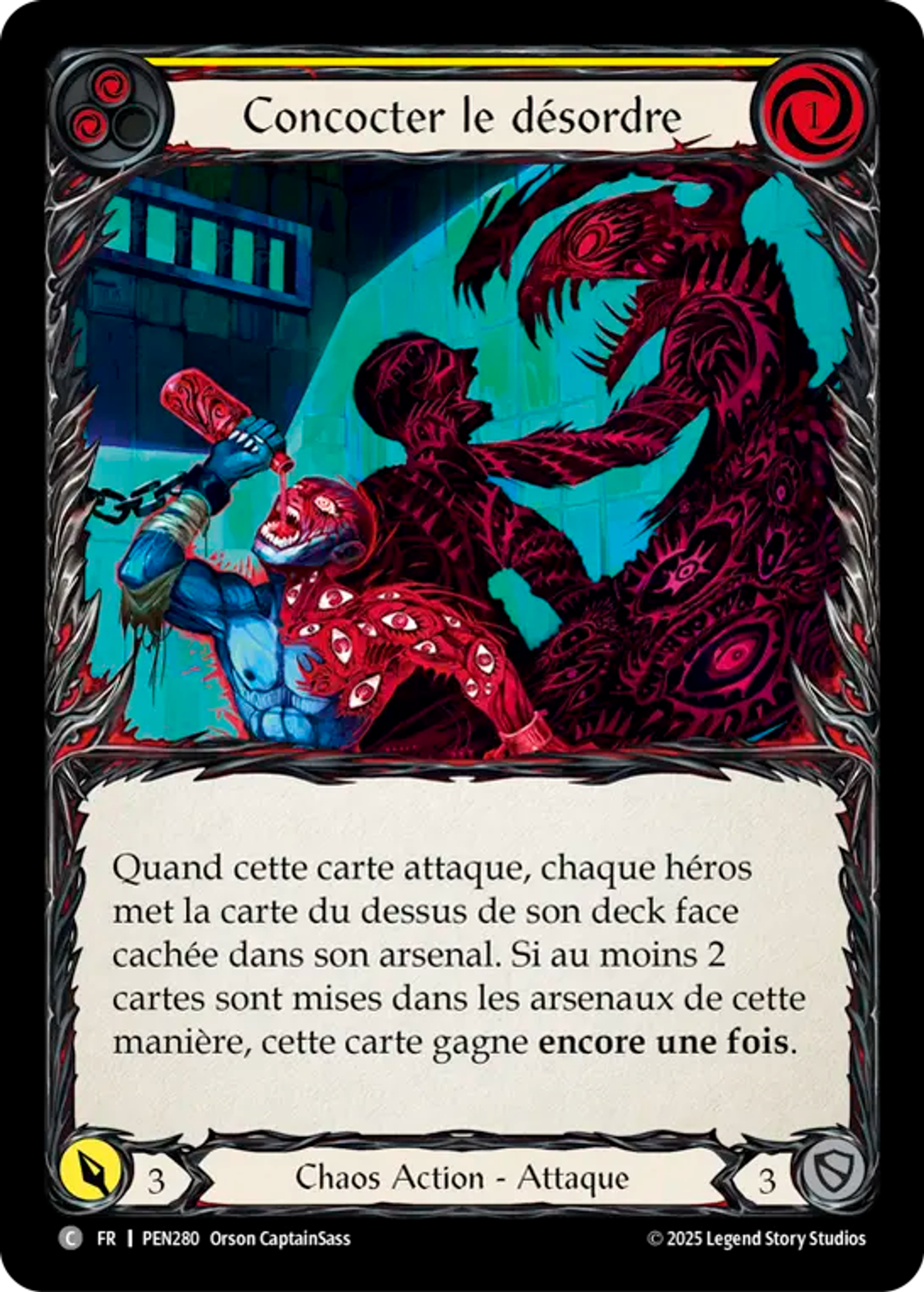 Concoct Disorder (Yellow) — Compendium of Rathe — Flesh and Blood