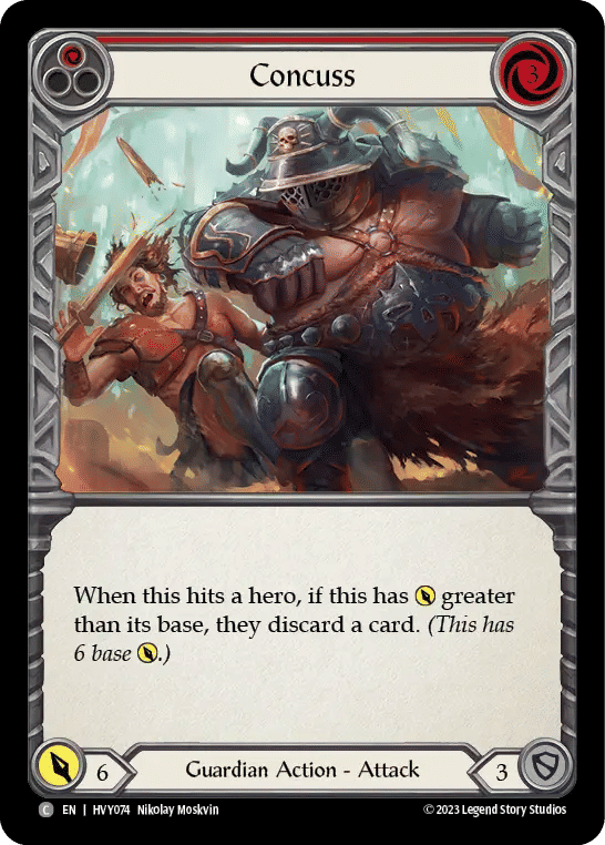 Concuss (Red) — Heavy Hitters — Flesh and Blood