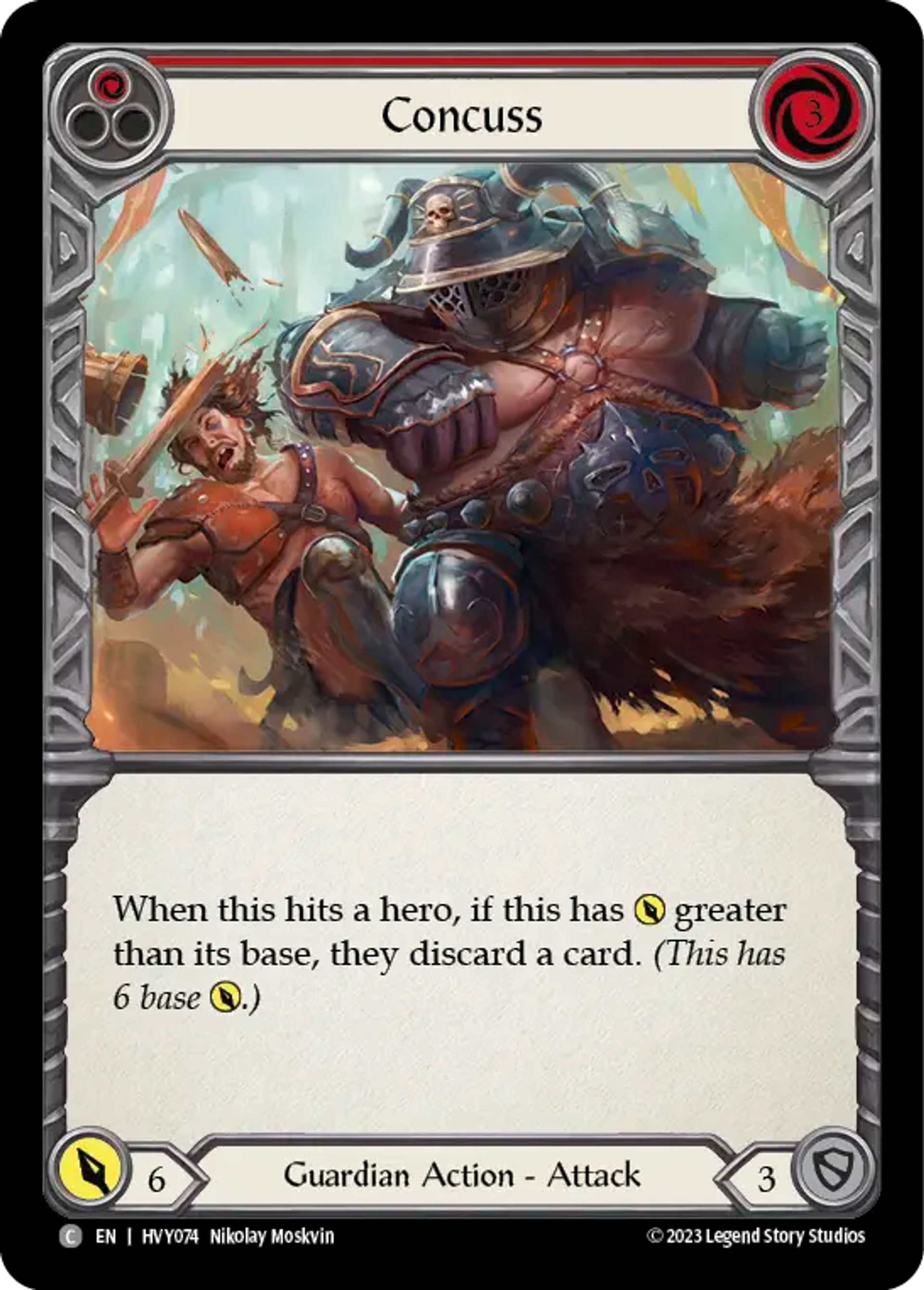 Commotionner — Heavy Hitters — Flesh and Blood