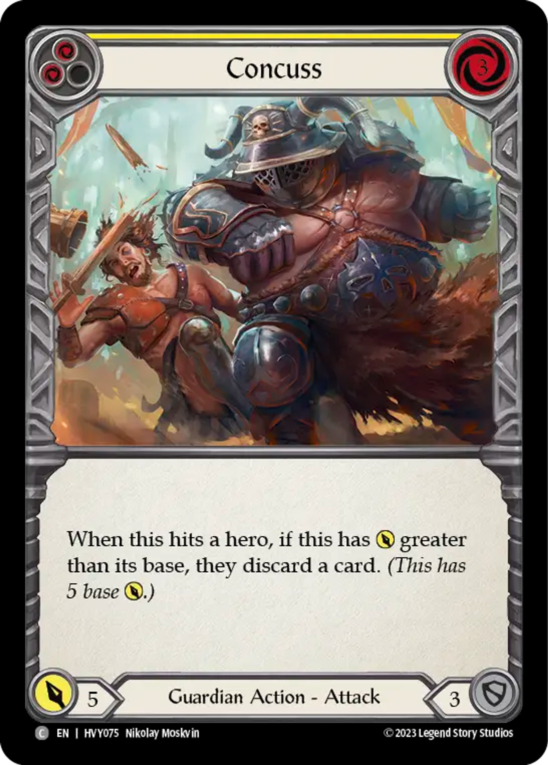 Commotionner — Heavy Hitters — Flesh and Blood