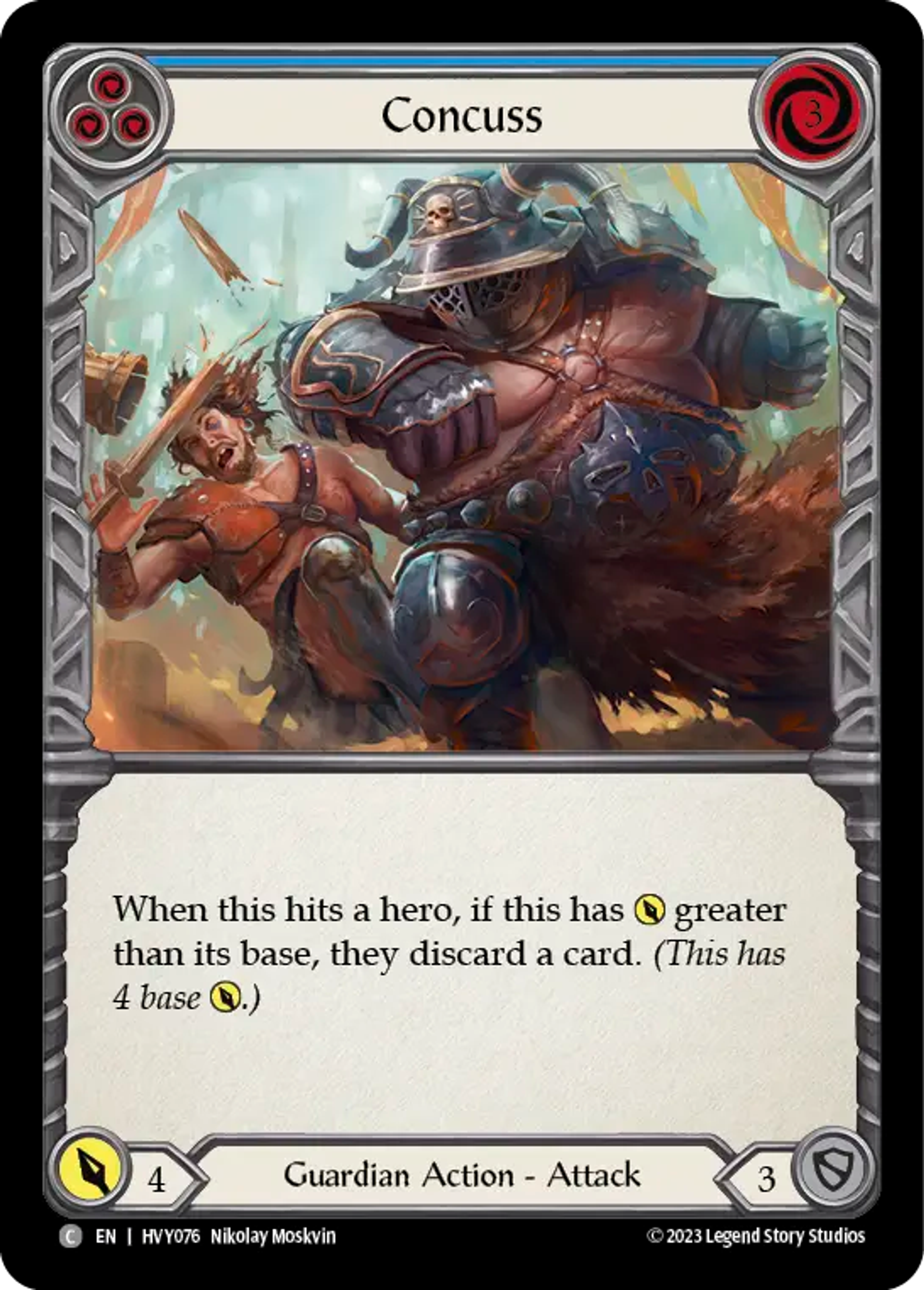 Commotionner — Heavy Hitters — Flesh and Blood