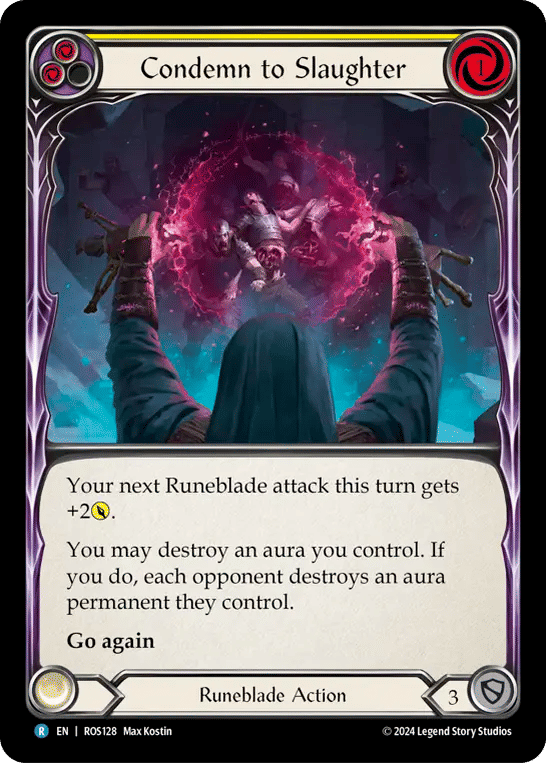 Condemn to Slaughter (Yellow) — Rosetta — Flesh and Blood