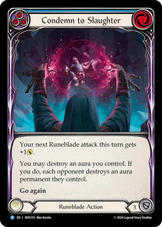 Condemn to Slaughter (Blue) — Rosetta — Flesh and Blood