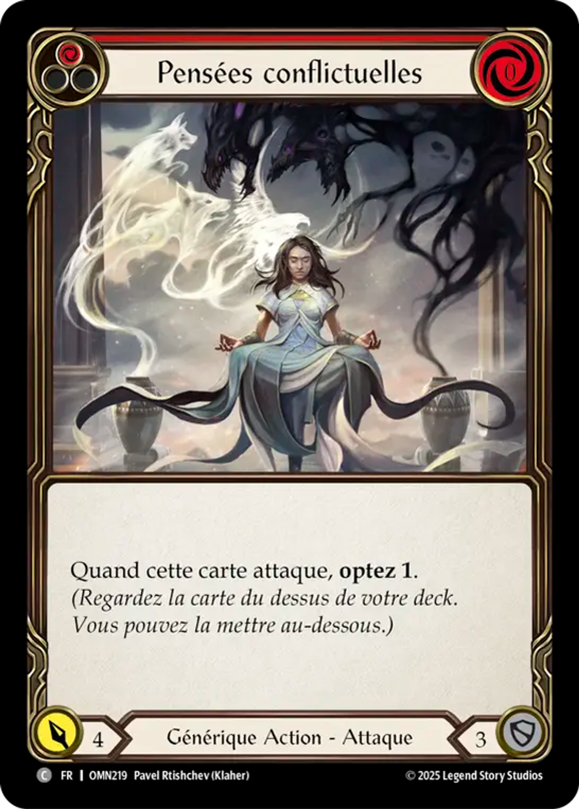 Pensées conflictuelles — Omens of the Third Age — Flesh and Blood