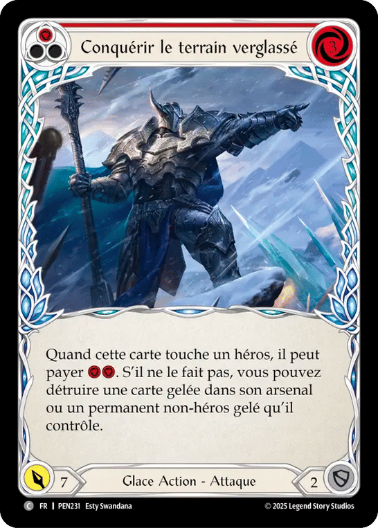 Conquer the Icy Terrain (Red) — Compendium of Rathe — Flesh and Blood
