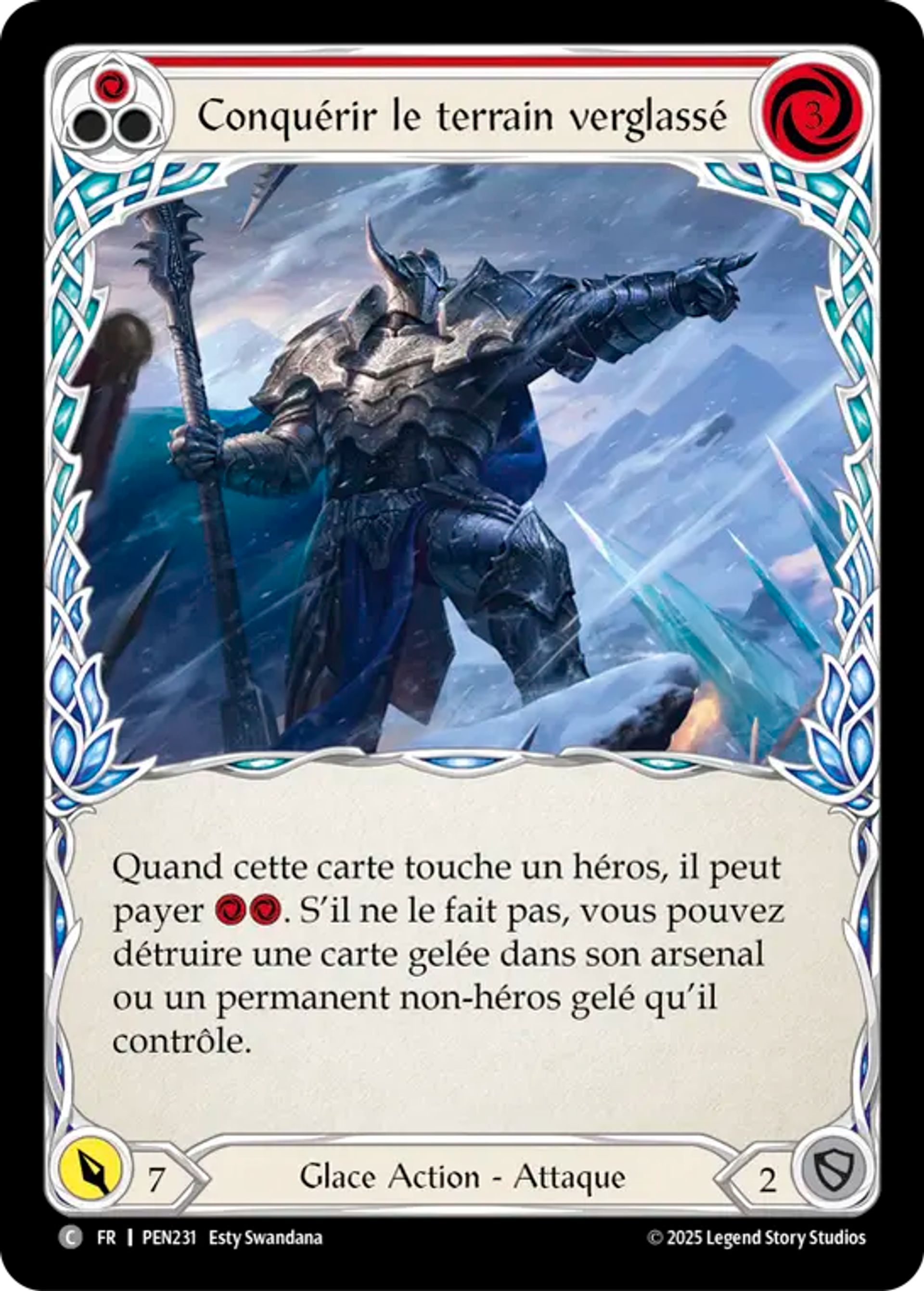 Conquer the Icy Terrain (Red) — Compendium of Rathe — Flesh and Blood