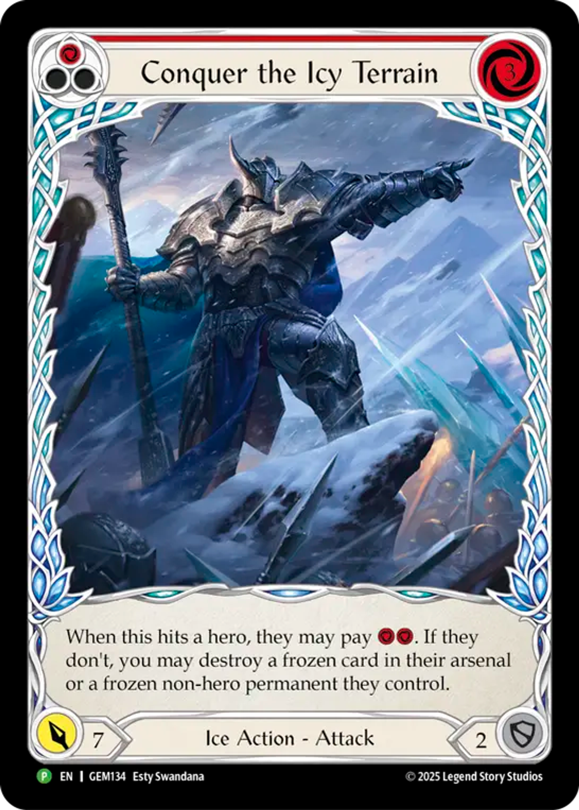 Conquer the Icy Terrain — GEM - Pack 4 — Flesh and Blood