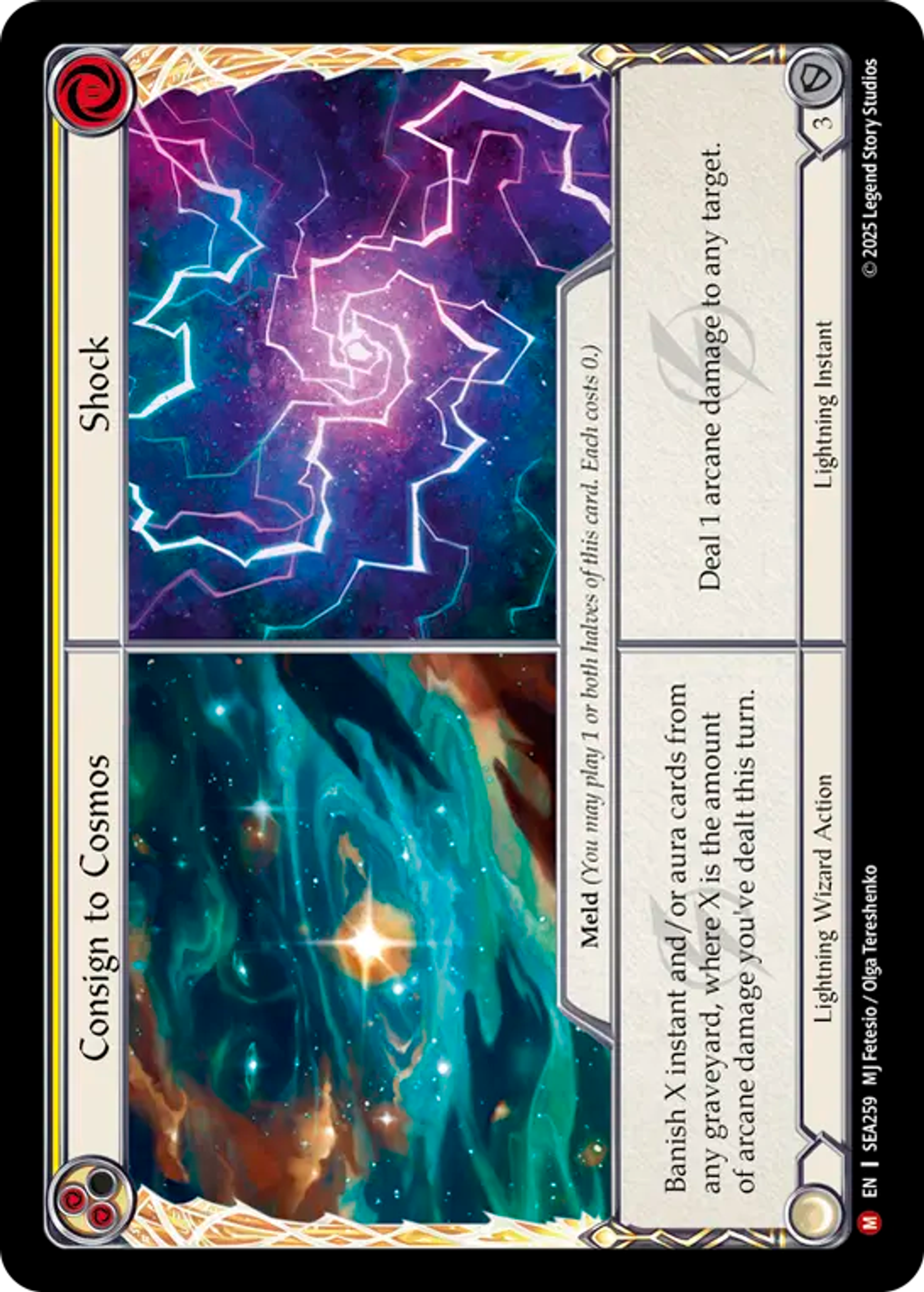 Consign to Cosmos // Shock — High Seas — Flesh and Blood