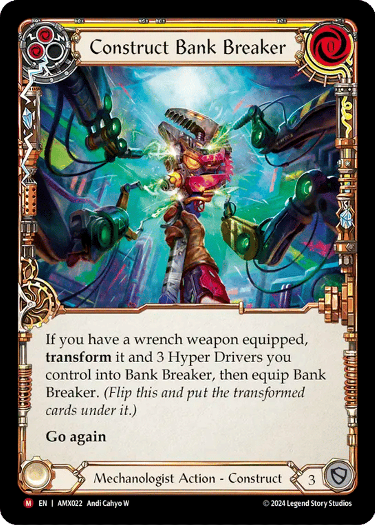 Construct Bank Breaker from Armory Deck - Maxx 'The Hype' Nitro - Flesh and Blood