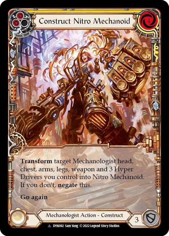 Construct Nitro Mechanoid — Dynasty — Flesh and Blood