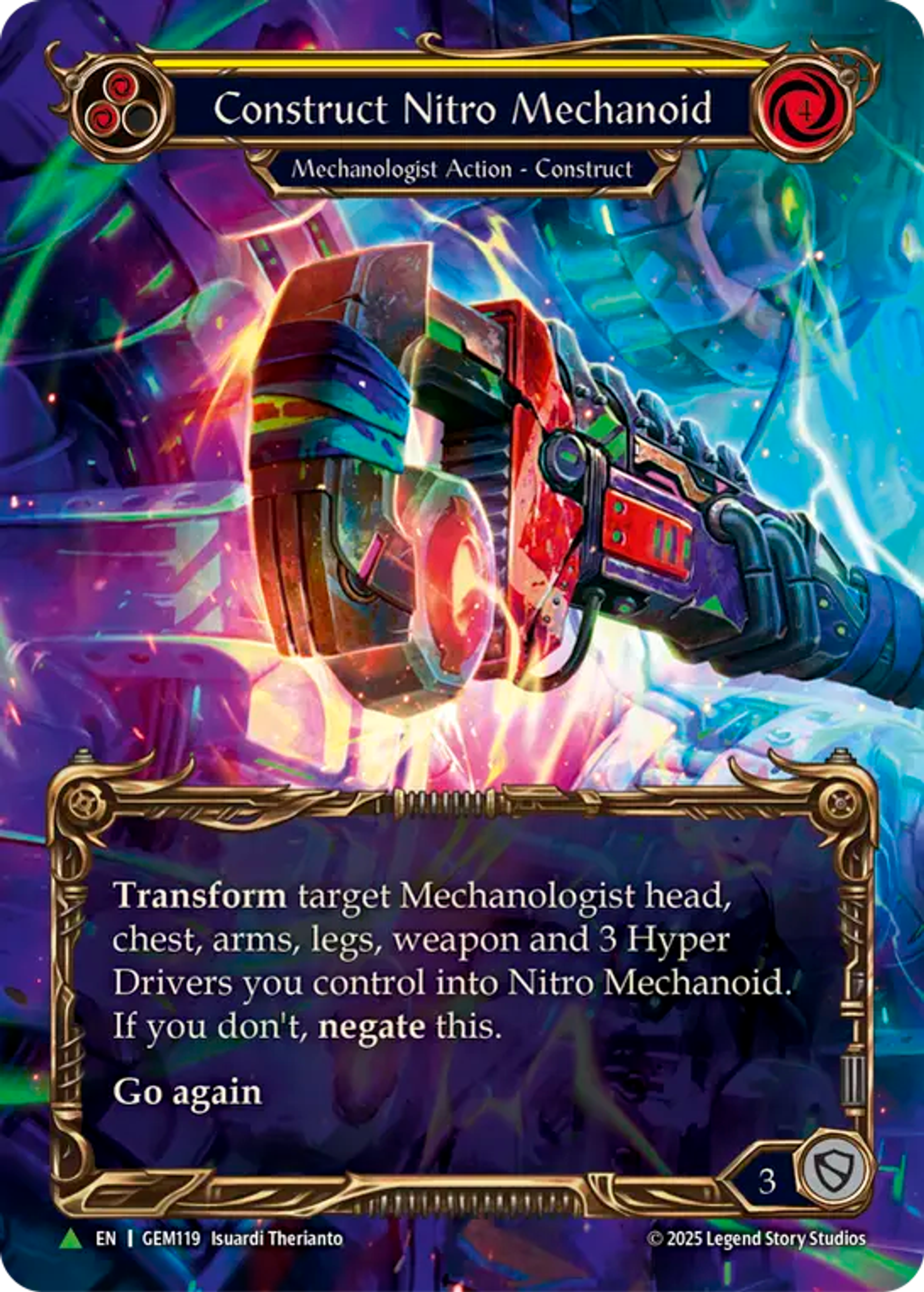 Construct Nitro Mechanoid — Flesh and Blood: Promo Cards — Flesh and Blood