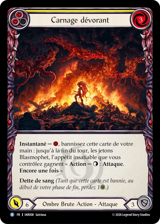 Carnage dévorant — Usurp the Shadow Throne — Flesh and Blood