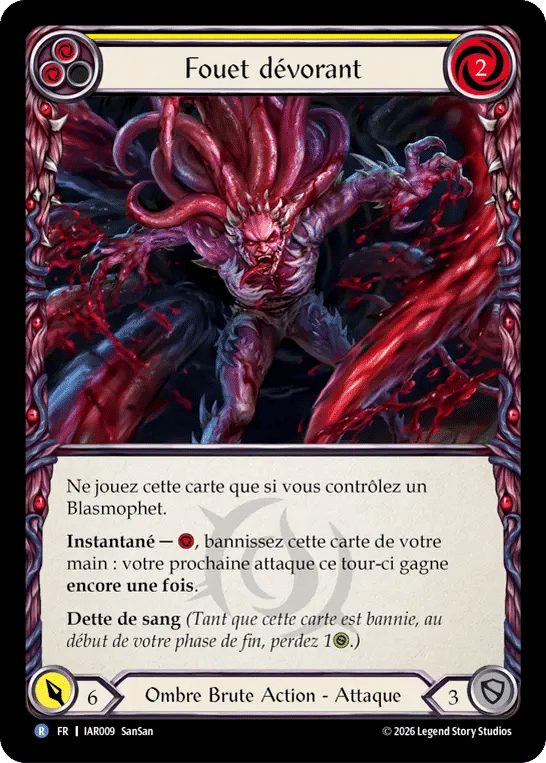 Fouet dévorant — Usurp the Shadow Throne — Flesh and Blood