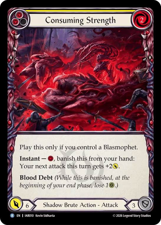 Consuming Strength (Yellow) — Usurp the Shadow Throne — Flesh and Blood