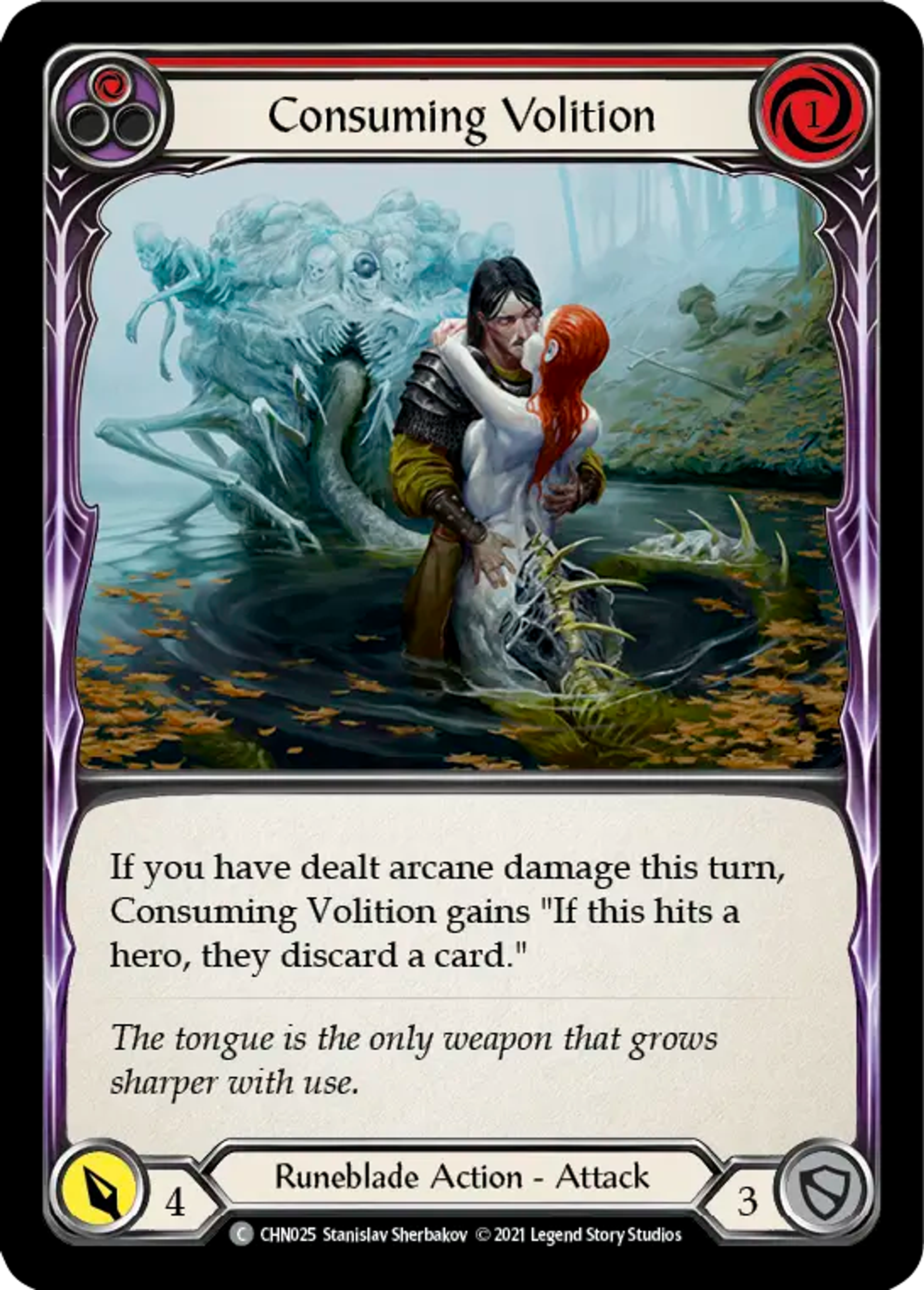 Consuming Volition (Red) — Chane - Blitz Deck — Flesh and Blood