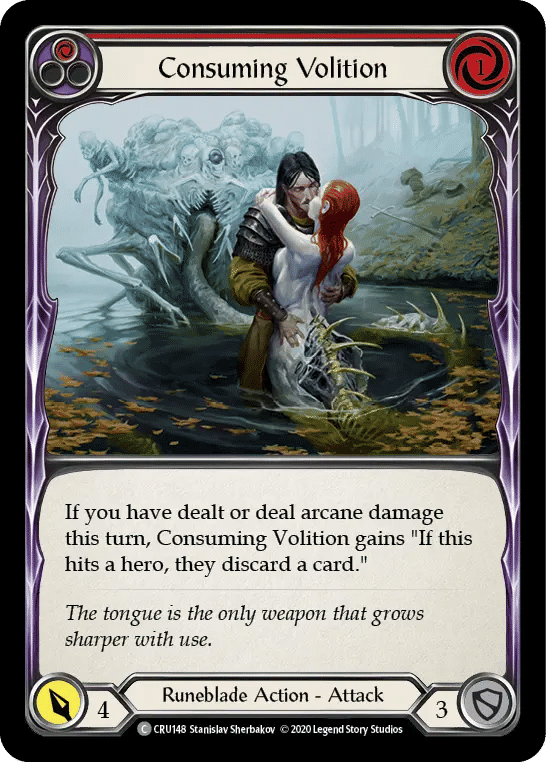 Consuming Volition (Red) — Crucible of War — Flesh and Blood