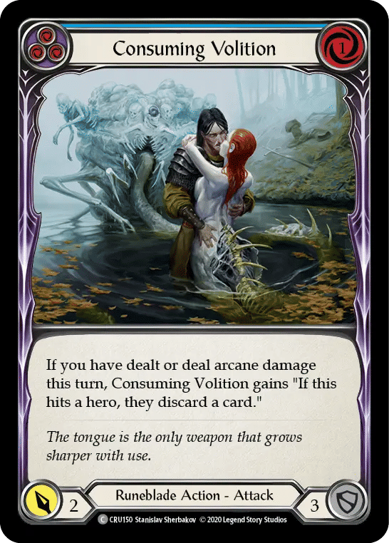 Consuming Volition (Blue) — Crucible of War — Flesh and Blood