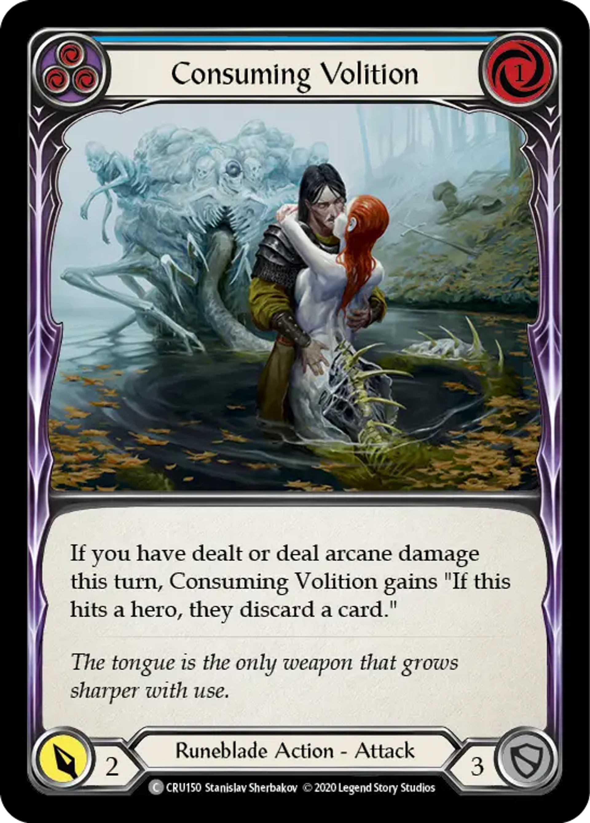 Consuming Volition (Blue) — Crucible of War — Flesh and Blood