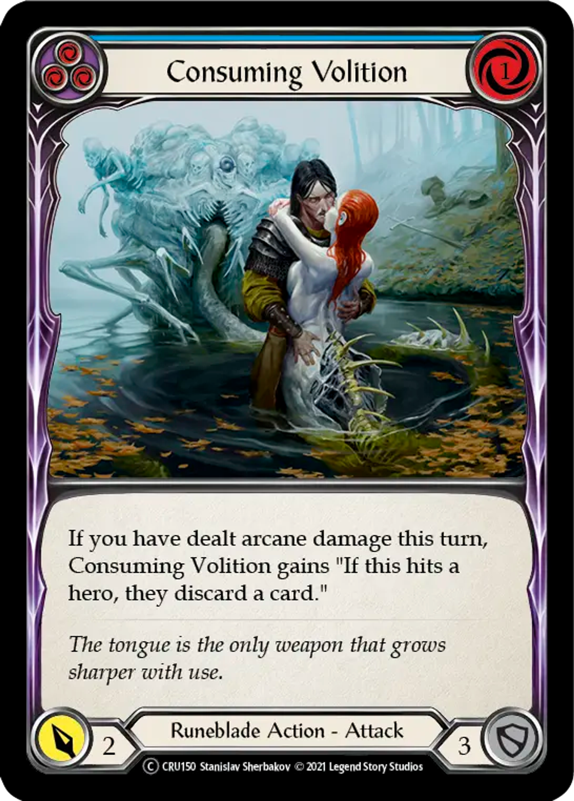 Consuming Volition (Blue) — Crucible of War - Unlimited — Flesh and Blood