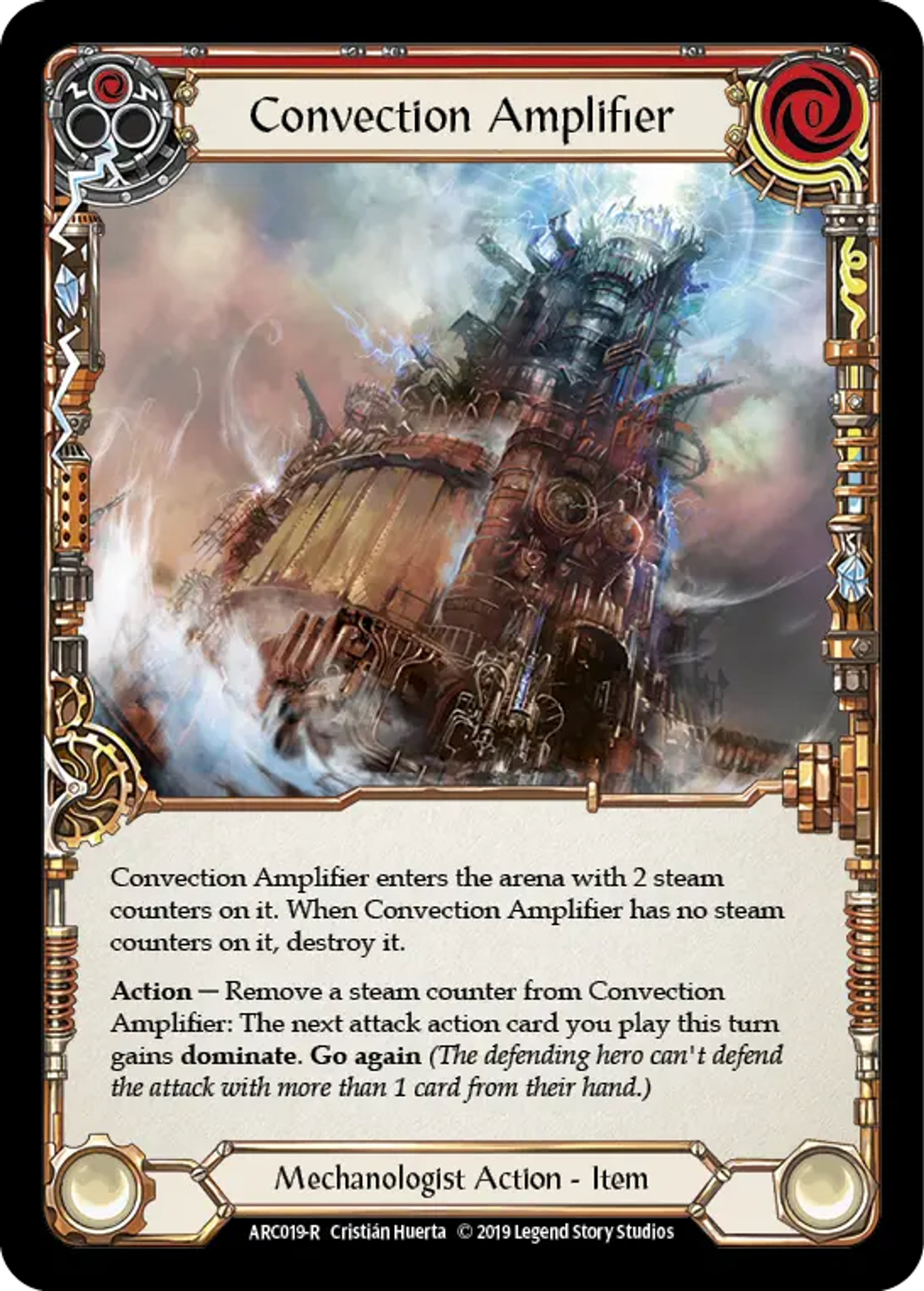 Convection Amplifier (Red) — Arcane Rising — Flesh and Blood