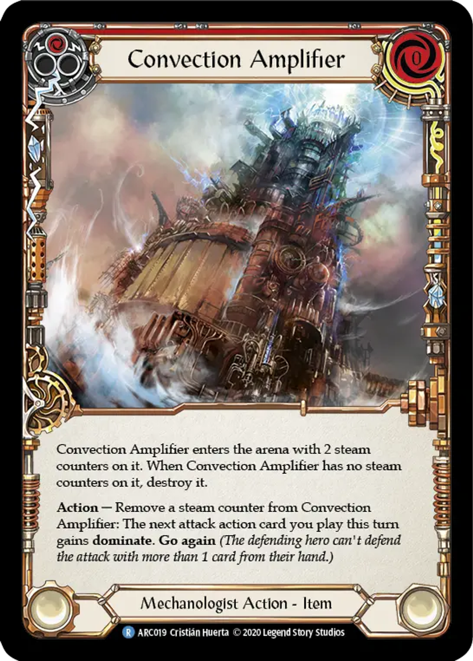 Convection Amplifier (Red) — Arcane Rising - Unlimited — Flesh and Blood