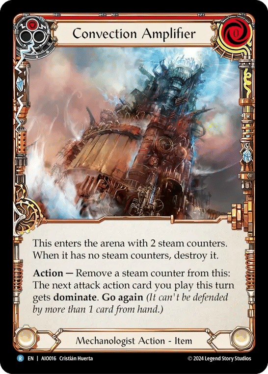 Convection Amplifier (Red) — Armory Deck - Dash I/O — Flesh and Blood