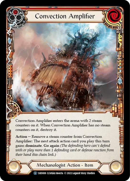 Convection Amplifier (Red) — Dash - Blitz Deck — Flesh and Blood