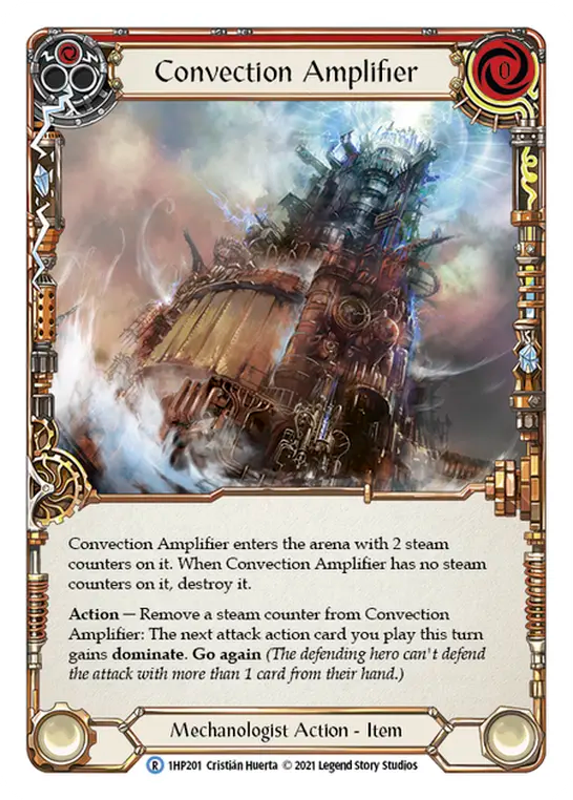 Convection Amplifier (Red) — History Pack 1 — Flesh and Blood