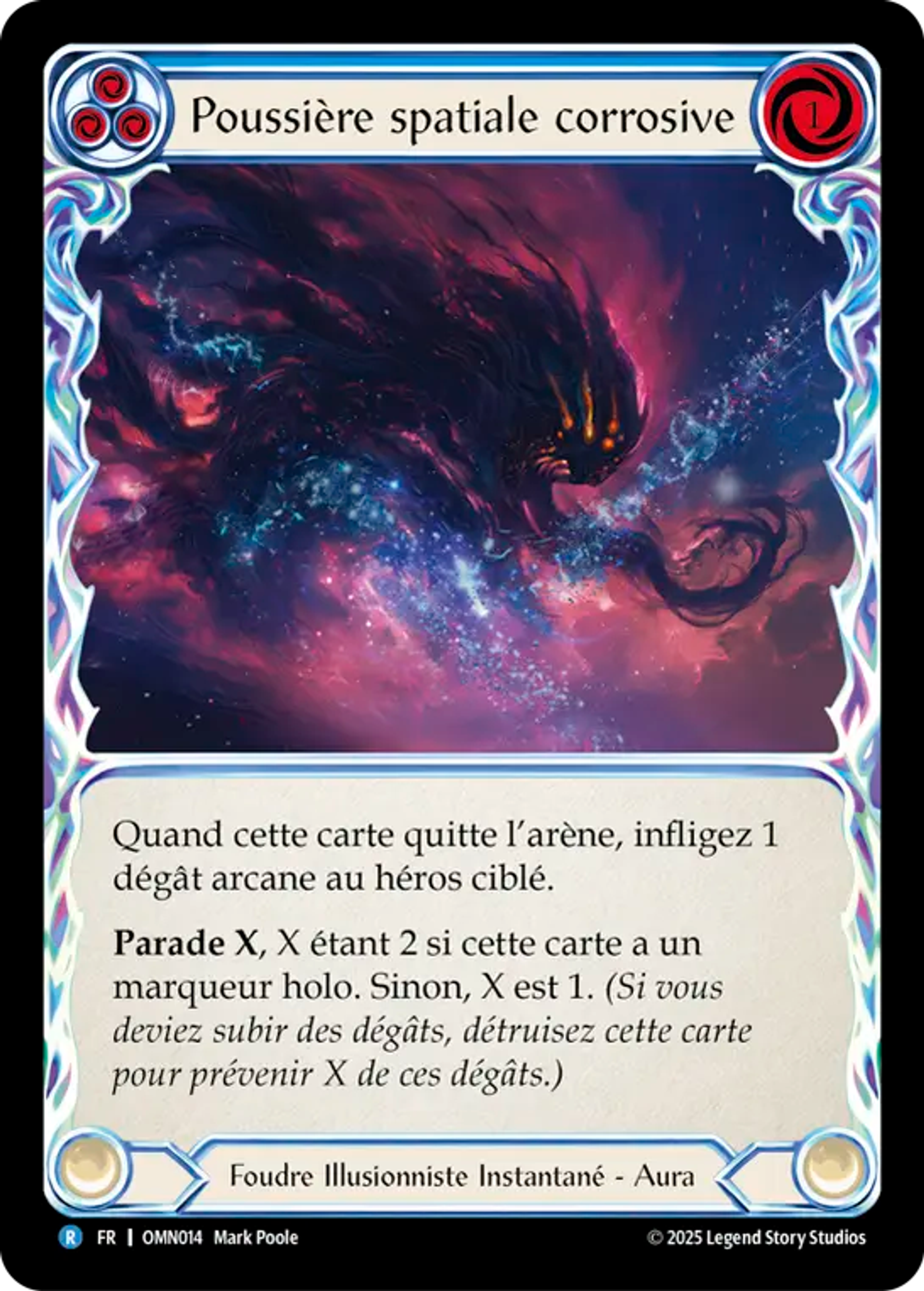 Poussière spatiale corrosive — Omens of the Third Age — Flesh and Blood