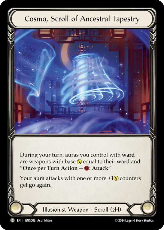 Cosmo, Scroll of Ancestral Tapestry — Enigma - Blitz Deck — Flesh and Blood