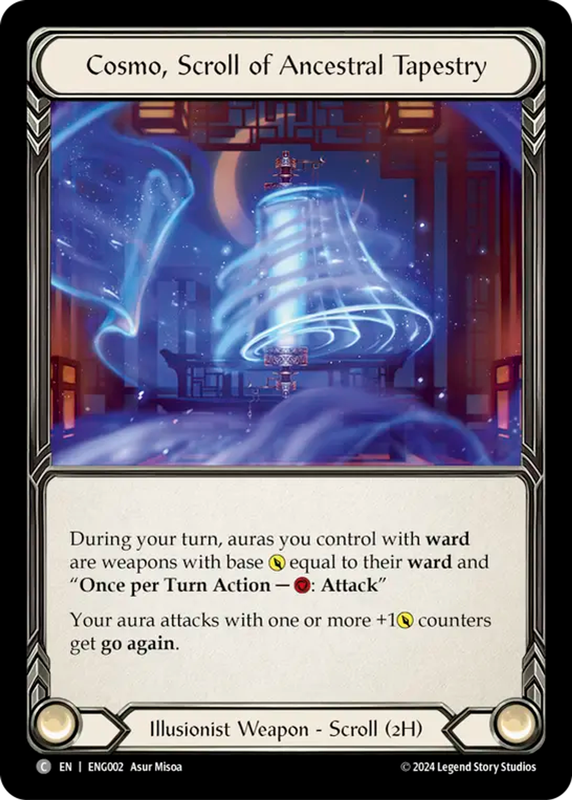 Cosmo, Scroll of Ancestral Tapestry — Enigma - Blitz Deck — Flesh and Blood