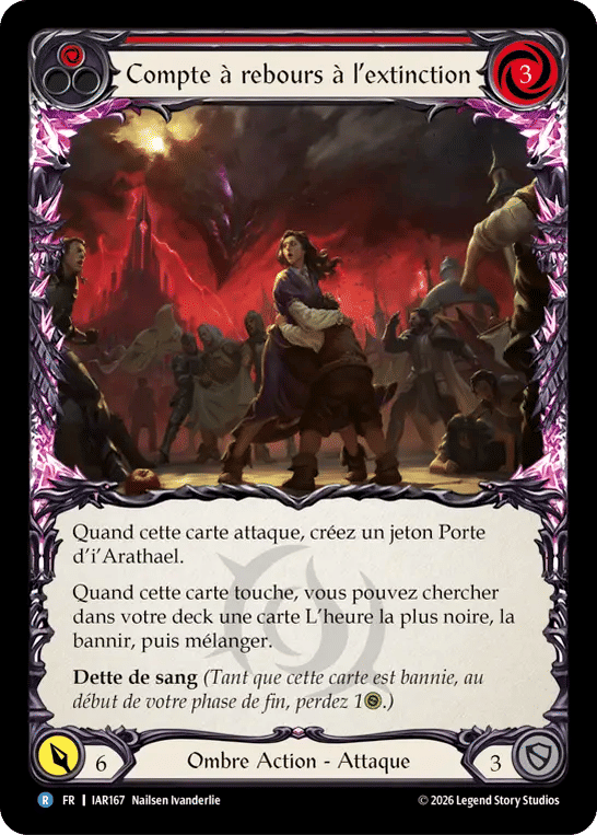 Compte à rebours à l’extinction — Usurp the Shadow Throne — Flesh and Blood