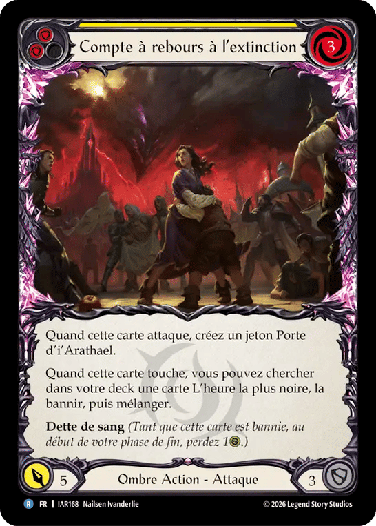 Compte à rebours à l’extinction — Usurp the Shadow Throne — Flesh and Blood