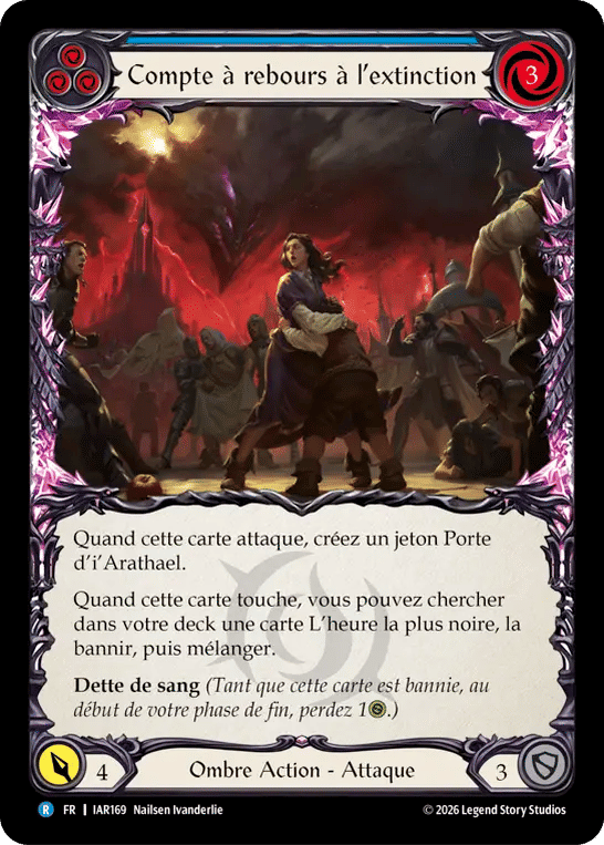 Compte à rebours à l’extinction — Usurp the Shadow Throne — Flesh and Blood
