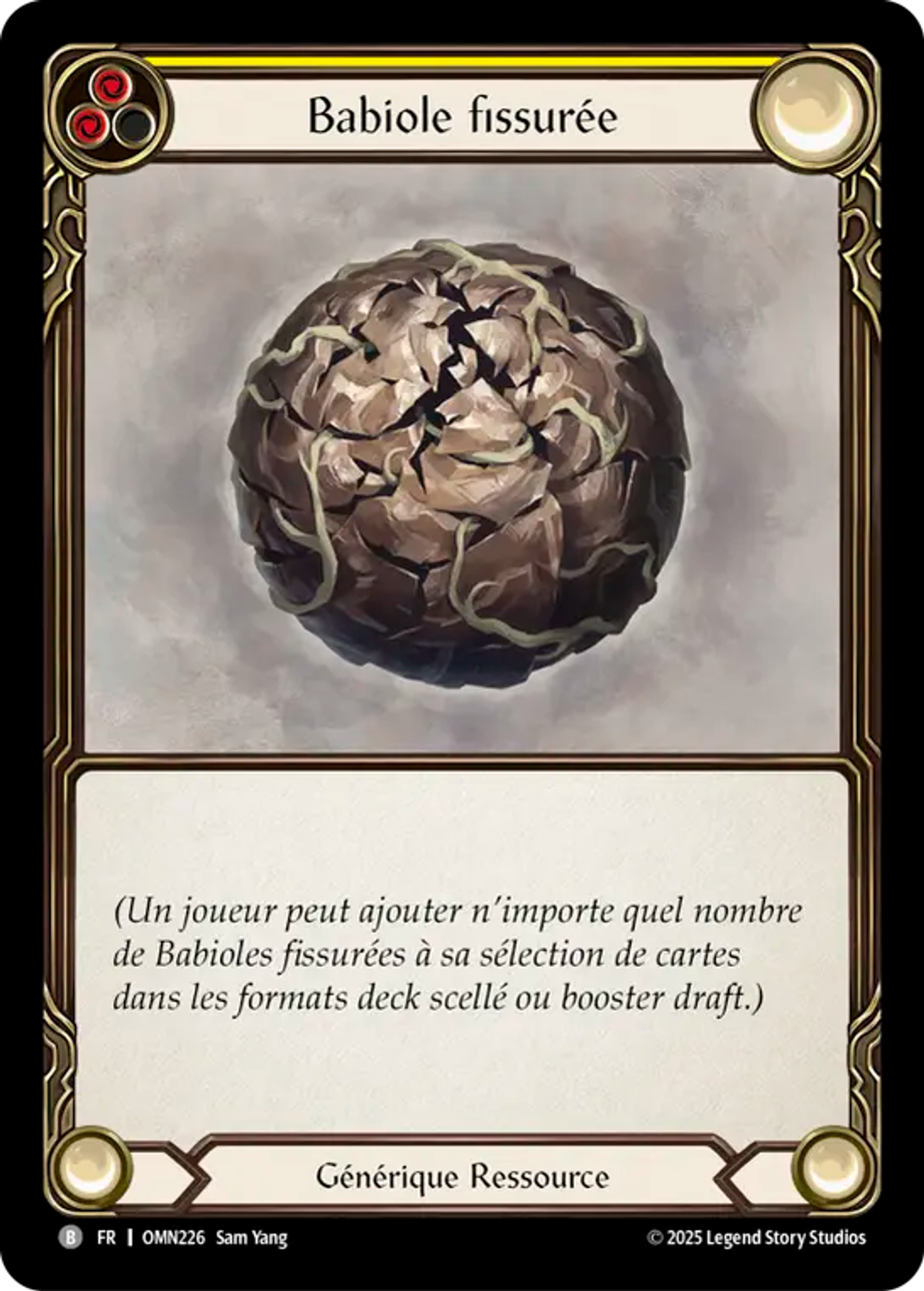 Cracked Bauble (Yellow) — Omens of the Third Age — Flesh and Blood