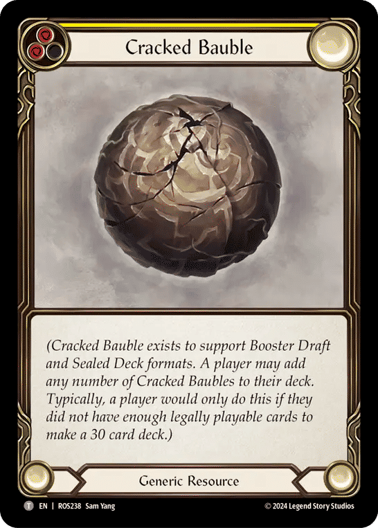 Cracked Bauble — Rosetta — Flesh and Blood