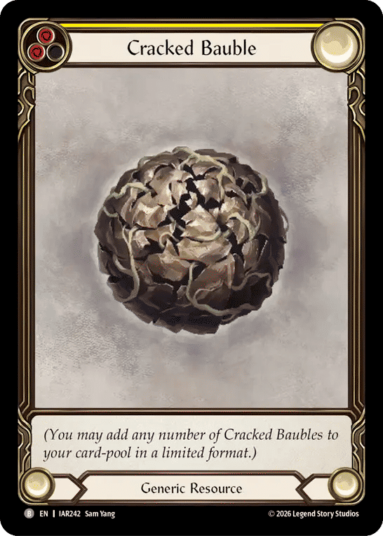 Cracked Bauble (Yellow) — Usurp the Shadow Throne — Flesh and Blood
