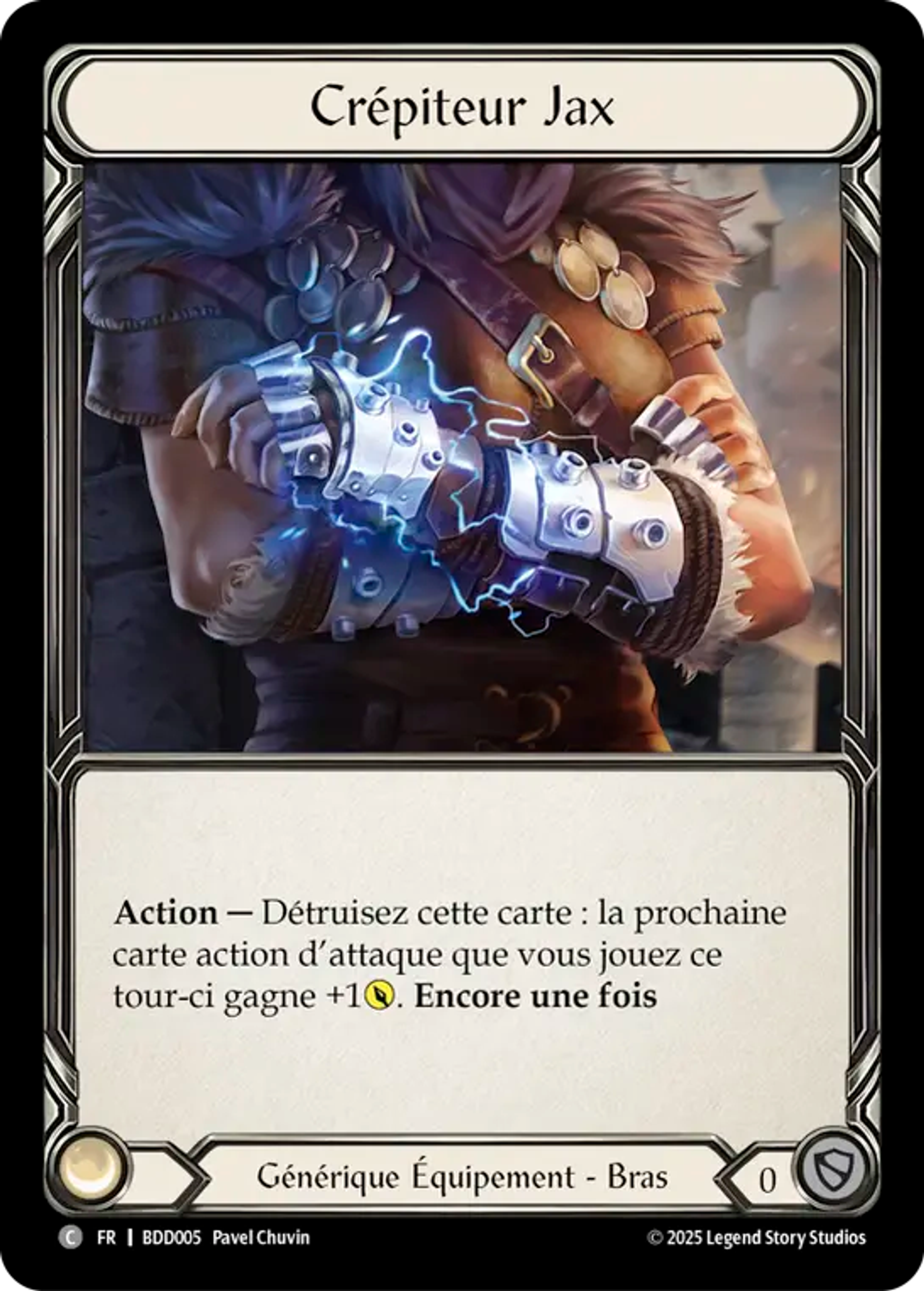 Crépiteur Jax — Bravo Demo Deck — Flesh and Blood