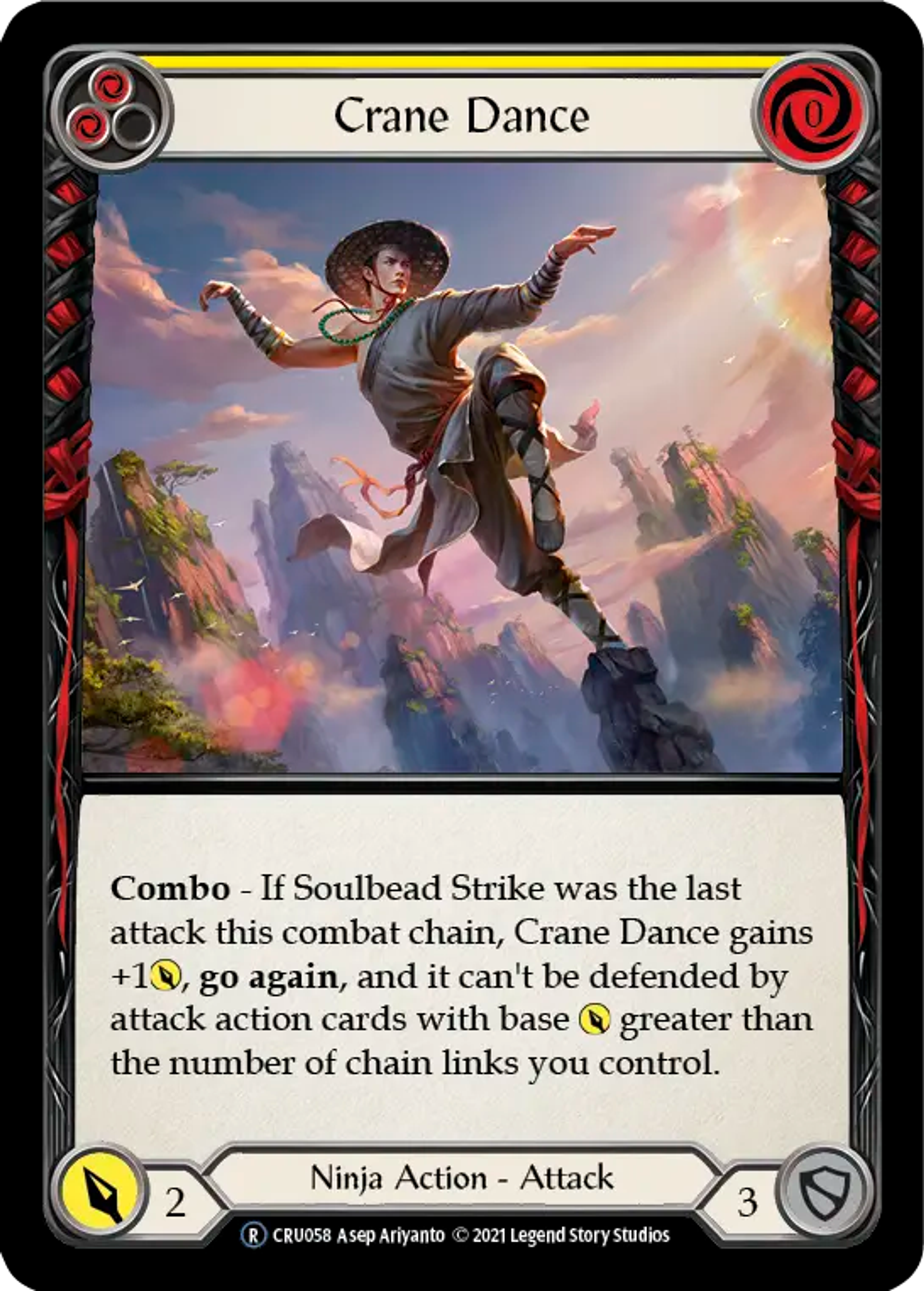 Crane Dance (Yellow) — Crucible of War - Unlimited — Flesh and Blood