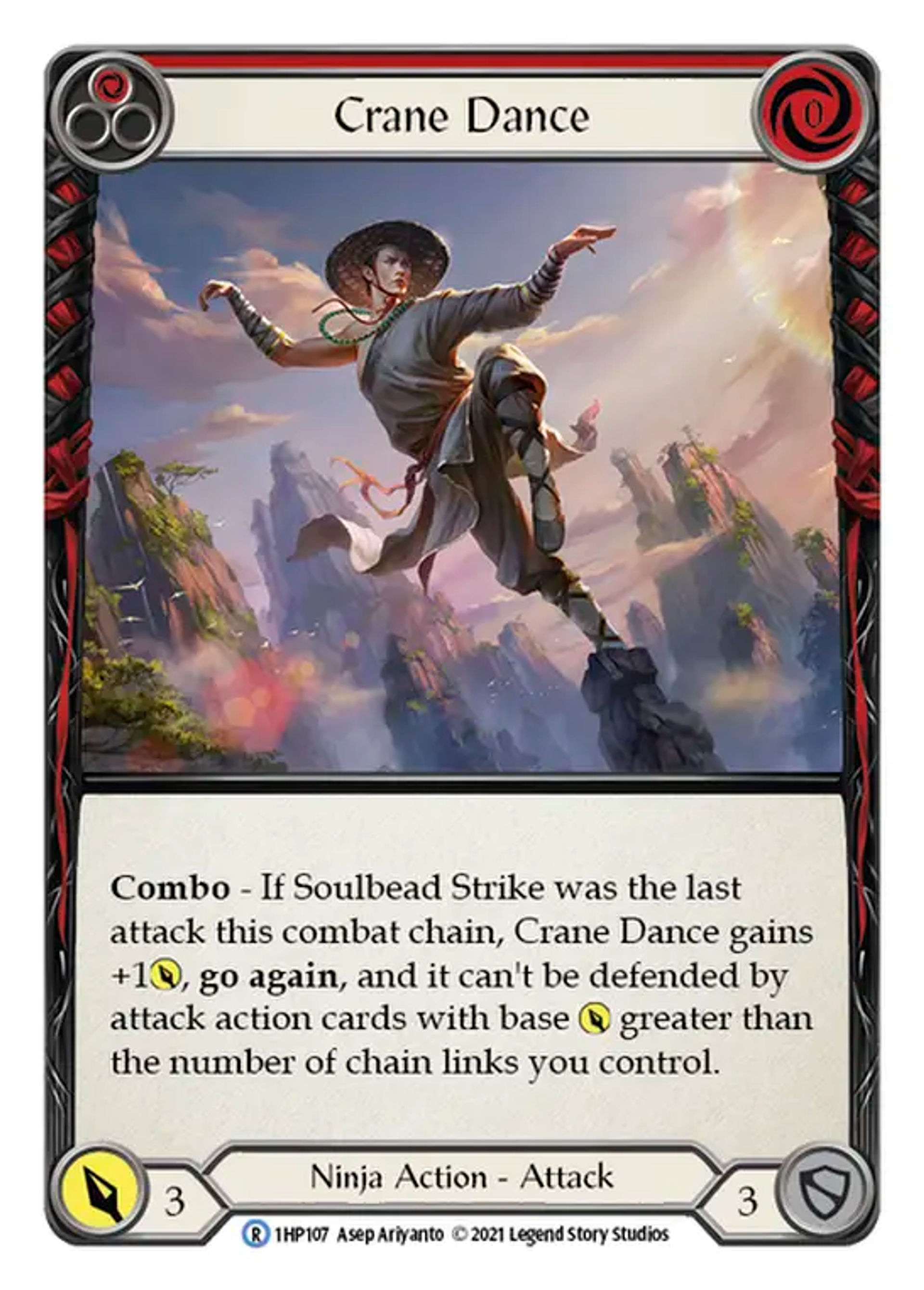 Crane Dance (Red) — History Pack 1 — Flesh and Blood