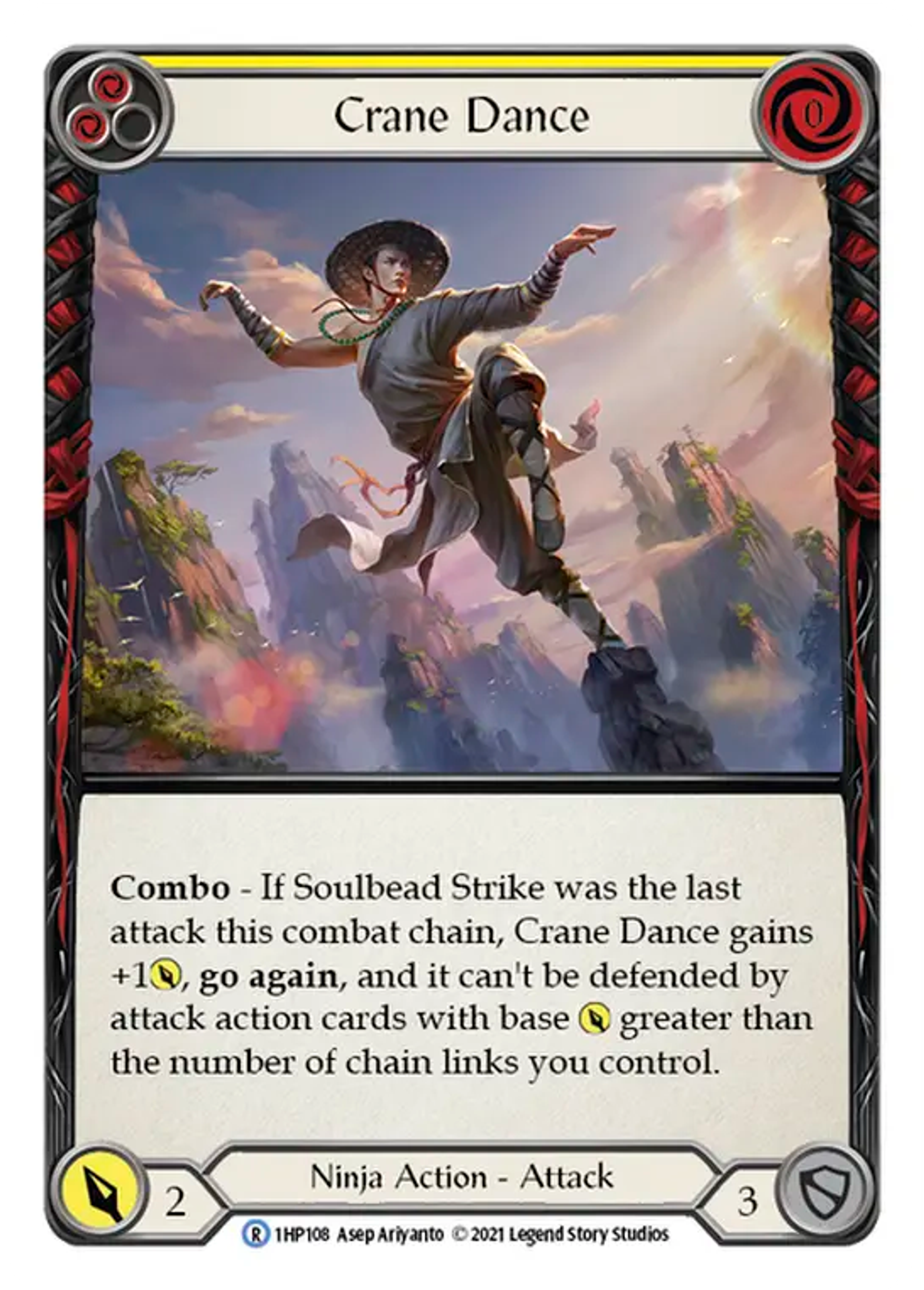 Crane Dance (Yellow) — History Pack 1 — Flesh and Blood