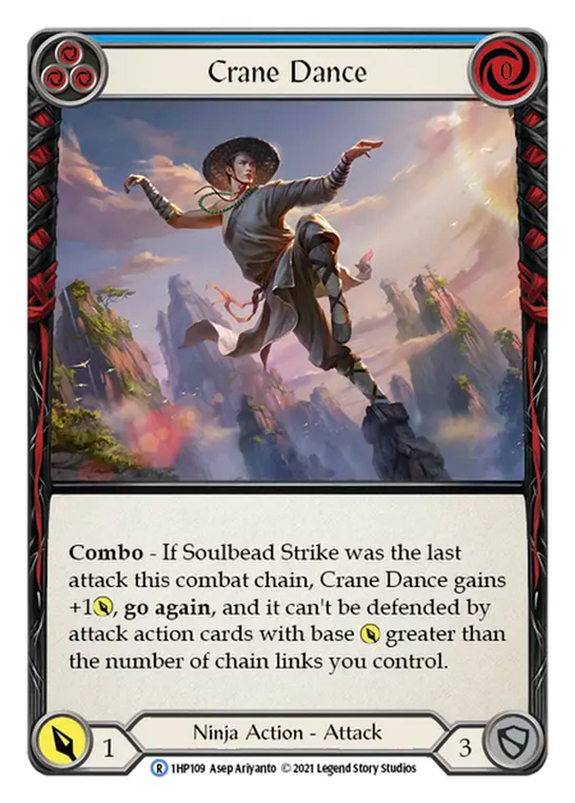 Crane Dance (Blue) — History Pack 1 — Flesh and Blood