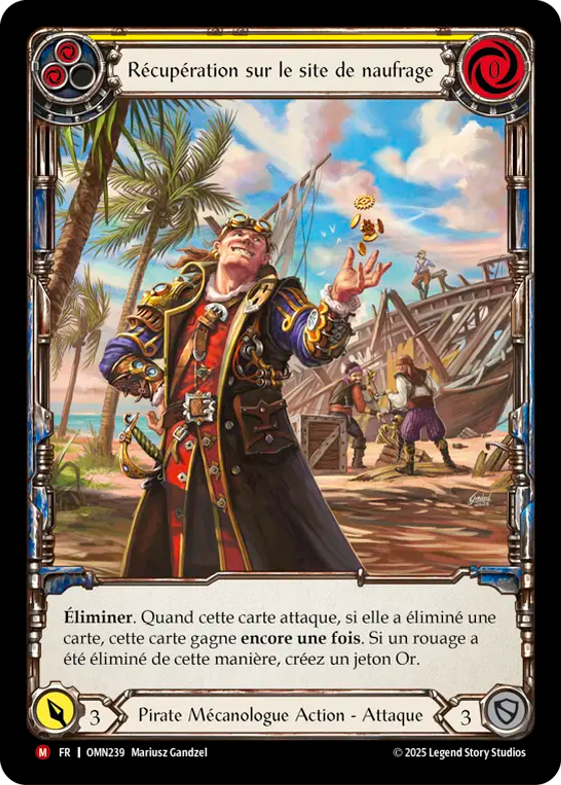Récupération sur le site de naufrage — Omens of the Third Age — Flesh and Blood
