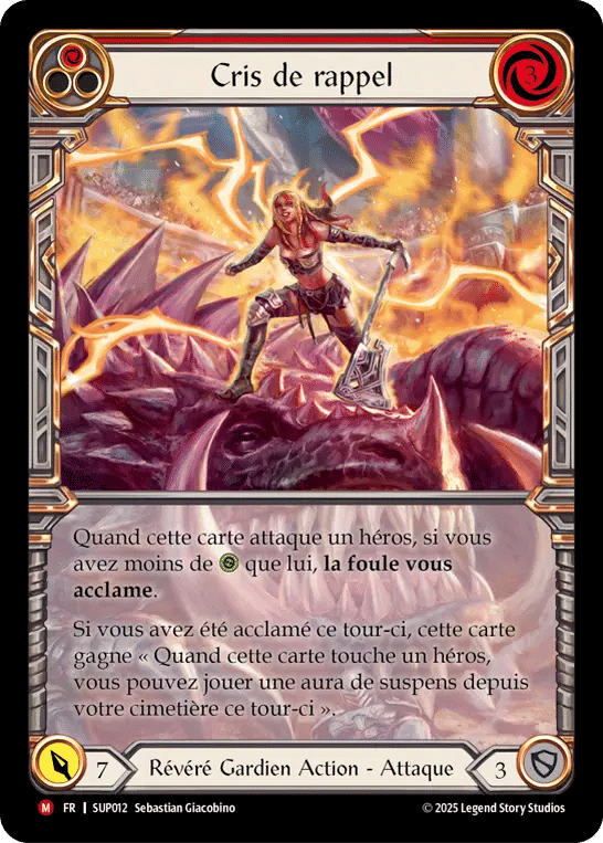 Cris de rappel — Super Slam — Flesh and Blood
