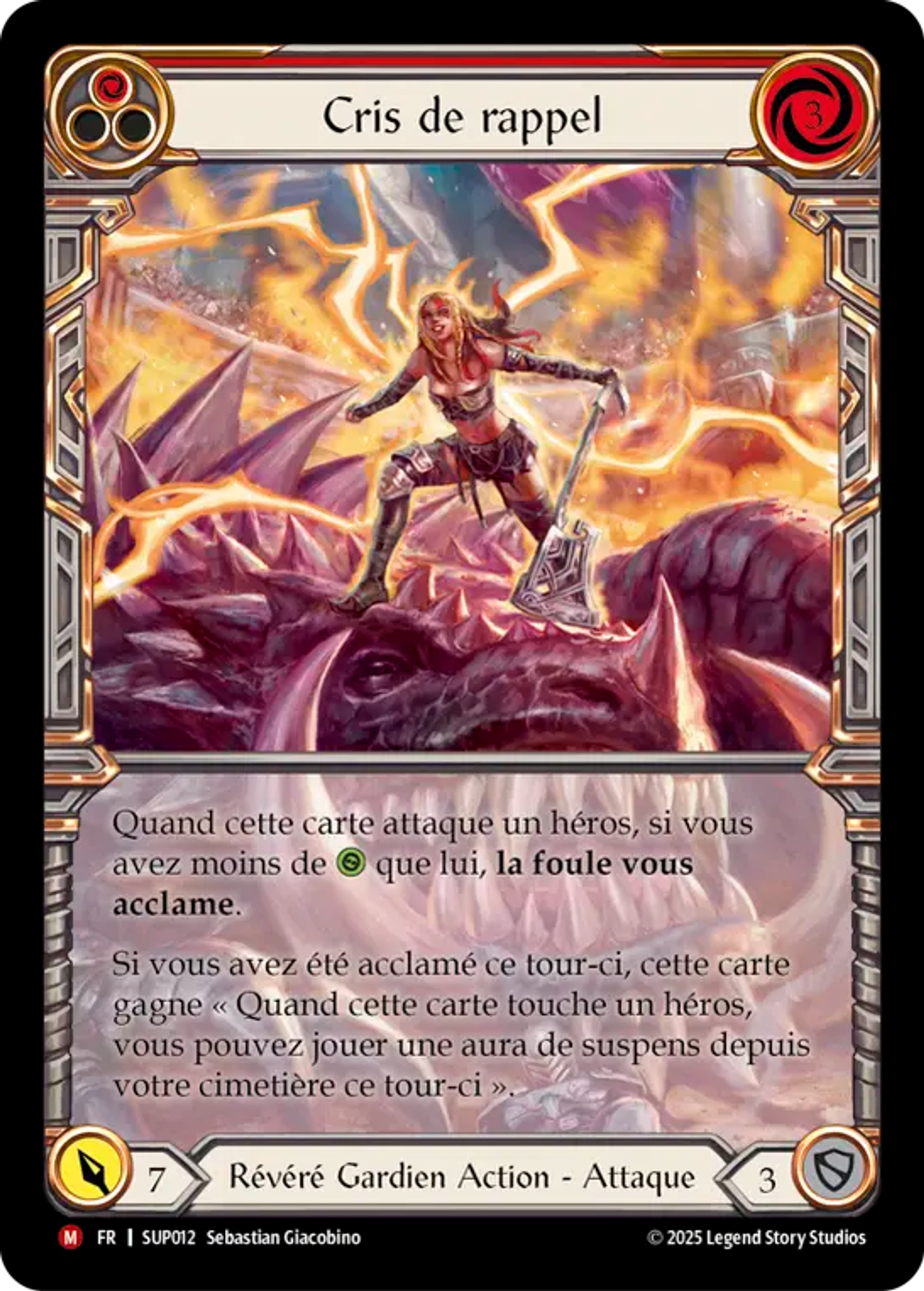 Cris de rappel — Super Slam — Flesh and Blood