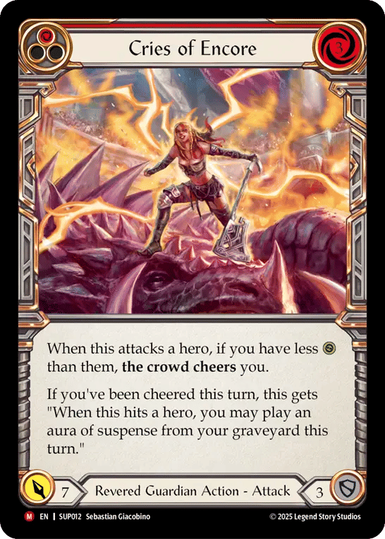 Cris de rappel — Super Slam — Flesh and Blood