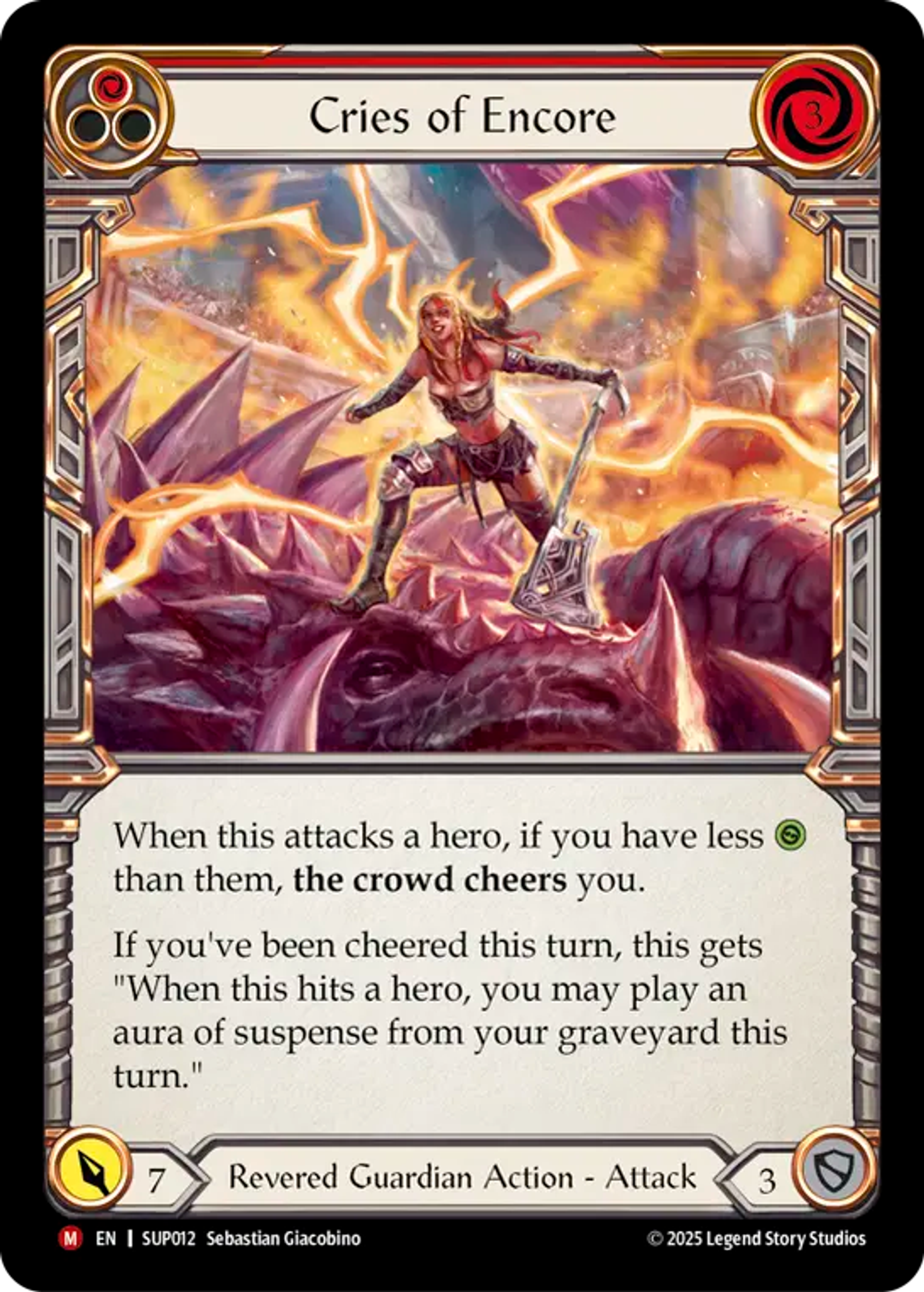 Cries of Encore — Super Slam — Flesh and Blood