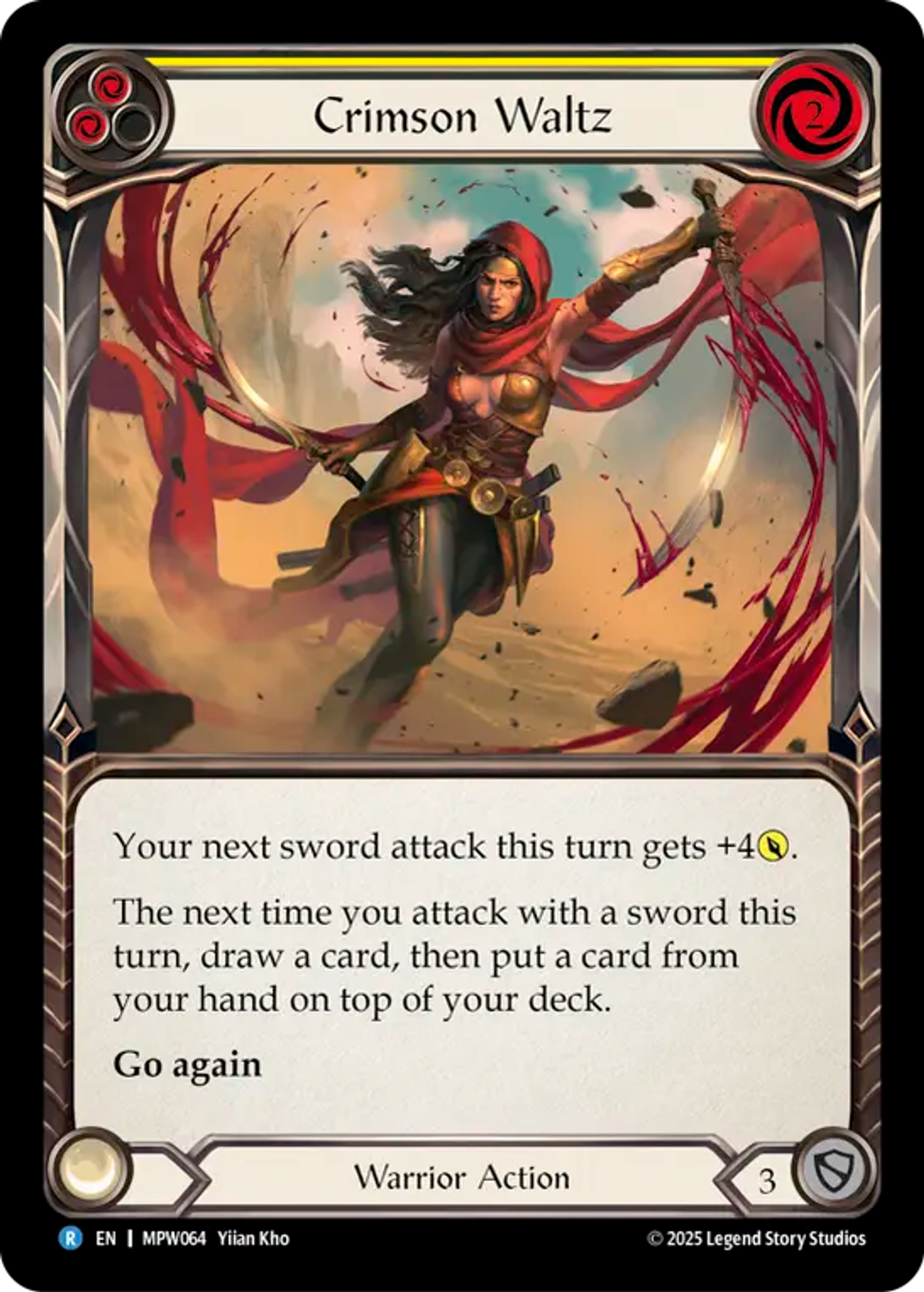 Crimson Waltz (Red) — Mastery Pack Warrior — Flesh and Blood